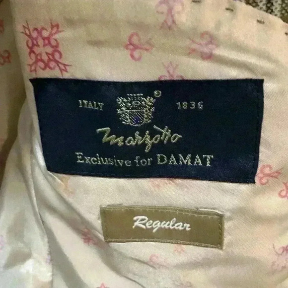 Damat Marzotto Plaid Blazer Regular 38 - Picture 4 of 5